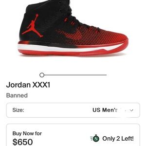 Air Jordan XXXI Banned